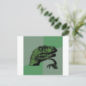 Philosoraptor Postkarte (Stehend Vorderseite)