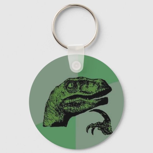 Philosoraptor Schlüsselanhänger (Vorderseite)