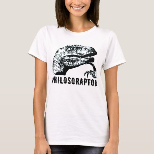 Philosoraptor T-Shirt (Vorderseite)