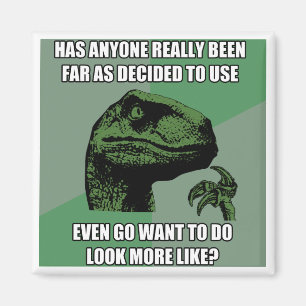 Philosoraptor Unsinn Magnet