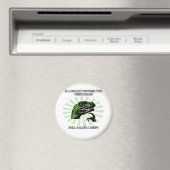 Philosoraptor Vegetarians Magnet (In Situ (Geschirrspüler))