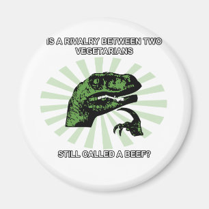 Philosoraptor Vegetarier Magnet