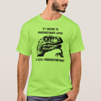 Philosoraptor zögern T-Shirt
