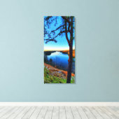 Philpott Lake in Virginia Leinwanddruck (Insitu (Holzboden))