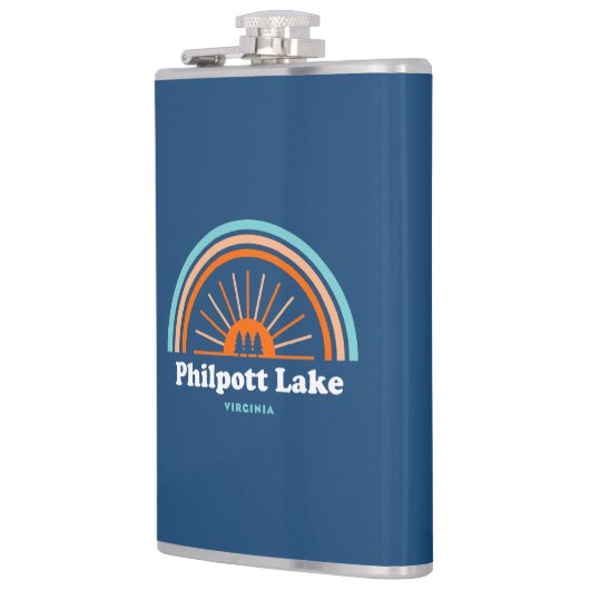 Philpott Lake Virginia Rainbow Flachmann (Links)