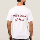 Phils Haus der Pelze (Philosophen) T-Shirt (Rückseite)
