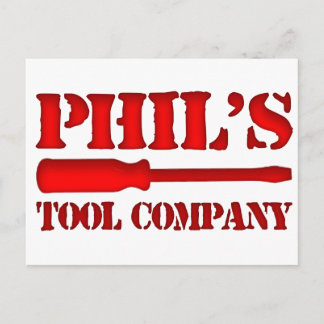 Phil's Tool Company Postkarte
