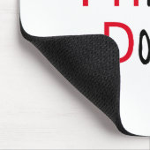 Phinally getan, PhD-Absolvent, Abschlussgeschenk Mousepad (Ecke)