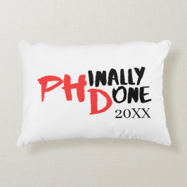 Phindone - Funny PHD Abschluss Quote Design Dekokissen