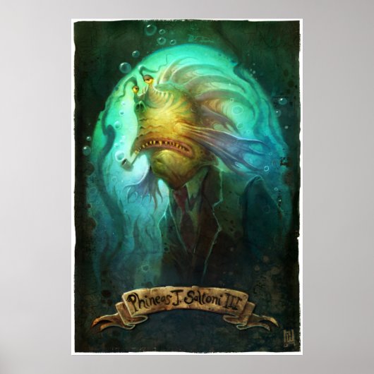 Phineas J. Saltoni III Print Poster (Vorne)