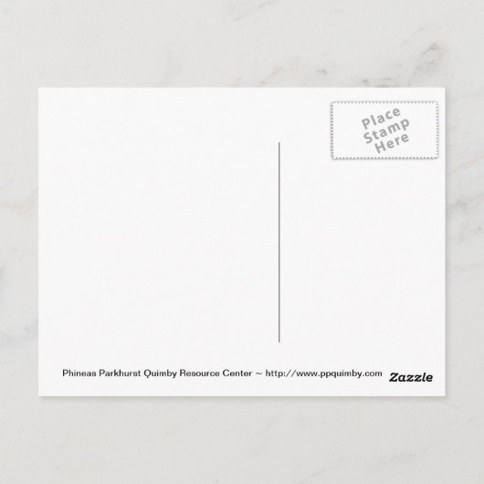 Phineas Parkhurst Quimby 004 Postkarten (Rückseite)