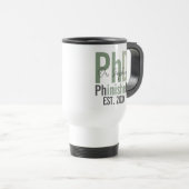 PhinisheD Custom PhD Abschluss Gift Reisebecher (VorderseiteRechts)