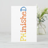 PHinisheD PHD Doktor-Doktor-Doktorat Ankündigung (Stehend Vorderseite)