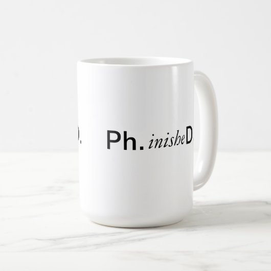 Phinished Tasse (VorderseiteRechts)