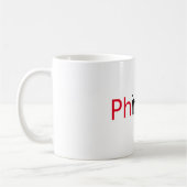 Phinished, Wortkunst, Textentwurf für PhD Kaffeetasse (Links)