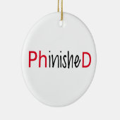 Phinished, Wortkunst, Textentwurf für PhD Keramikornament (Rechts)