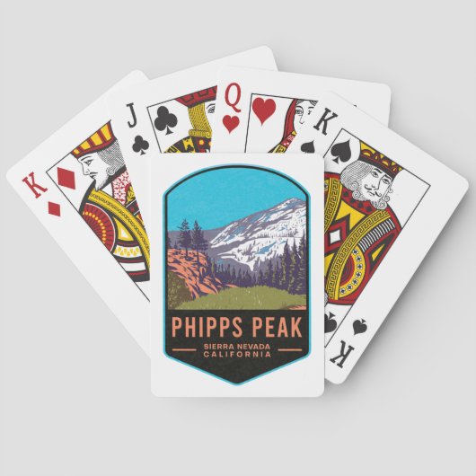 Phipps Peak California Spielkarten (Rückseite)