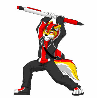 Phire Bleistift-Fu Fotoskulptur Schlüsselanhänger