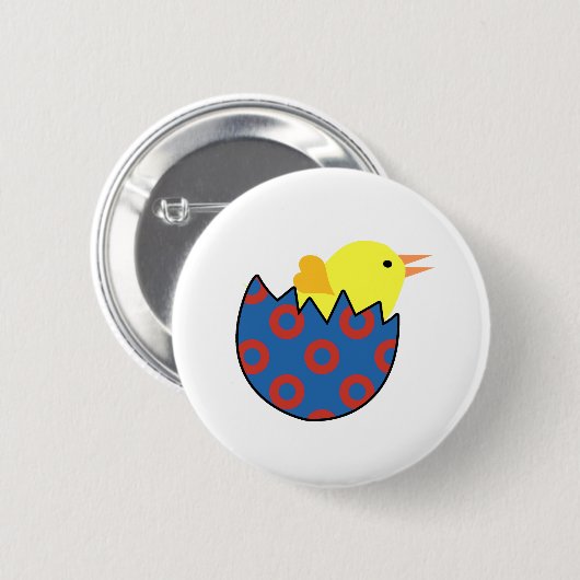 Phish Chick Fishman Donner Design Button (Vorne & Hinten)