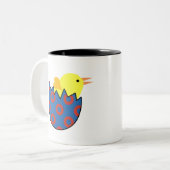 Phish Chick Fishman Donner Design Zweifarbige Tasse (Vorderseite Links)
