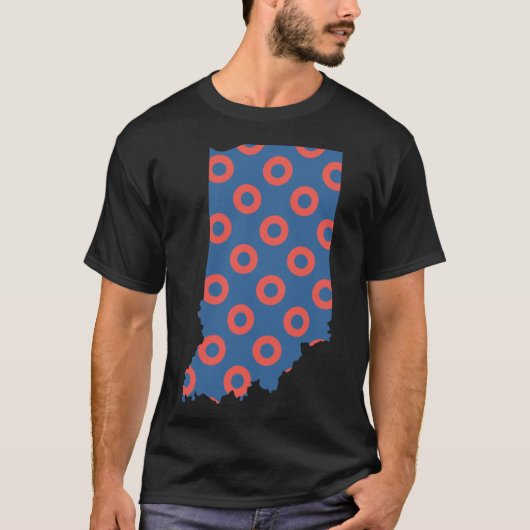 Phish Fishman Donut Indiana Phan Apparel and Acces T-Shirt (Vorderseite)