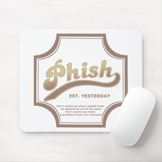 Phish Mousepad (Mit Mouse)