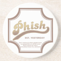 Phish Sandstein-Untersetzer
