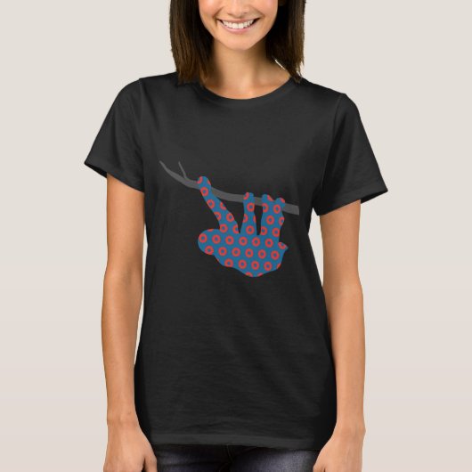 Phish Sloth Donuts T-Shirt (Vorderseite)
