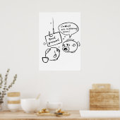 Phishing-Betrug Poster (Küche)