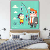 Phishing Leinwanddruck (Insitu (Schlafzimmer))