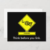 Phishing-Postkarte Postkarte (Vorne/Hinten)