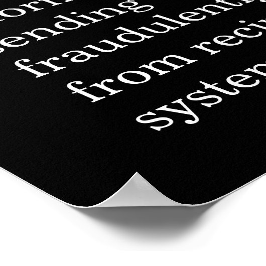 Phishing Security Awareness Poster (Ecke)