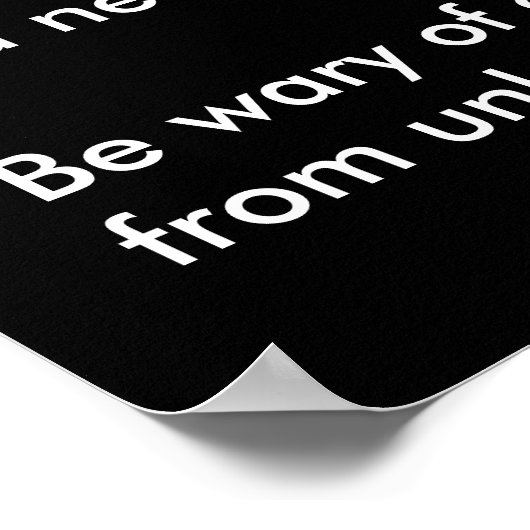 Phishing Security Awareness Poster (Ecke)