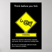 Phishing Security Awareness Poster (Vorne)