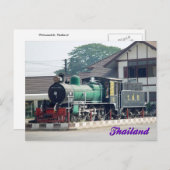 Phitsanulok Thailand Locomotive Postcard Postkarte (Vorne/Hinten)