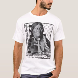 Phizí Hunkpapa Lakota Kriegs-Leiter T-Shirt