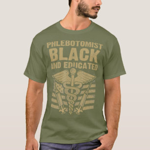 Phlebotomie-Forscher Schwarze Phlebotomie-Geschenk T-Shirt