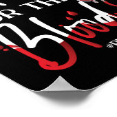 Phlebotomie gerade hier für das Blut Poster (Ecke)