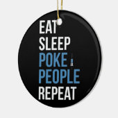 Phlebotomie-Meme Keramik Ornament (Links)