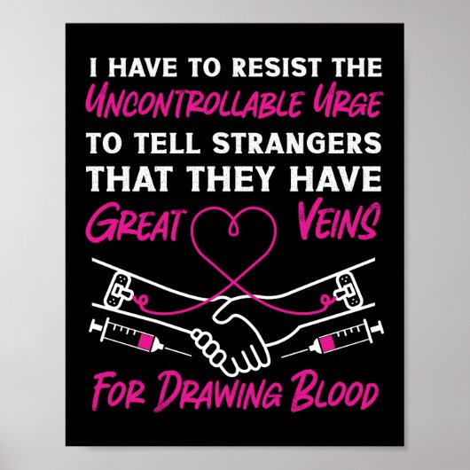 Phlebotomie muss ich der poster (Vorne)