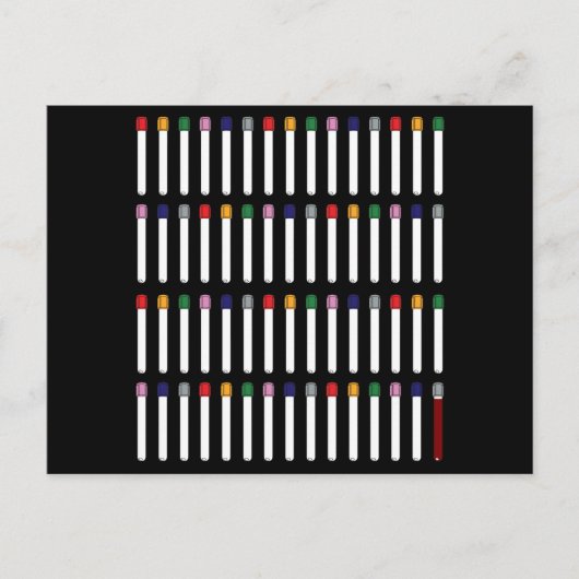 Phlebotomie Postkarte (Vorderseite)