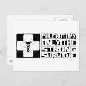Phlebotomie Postkarte (Vorne/Hinten)