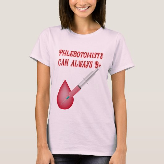 Phlebotomie T-Shirt (Vorderseite)