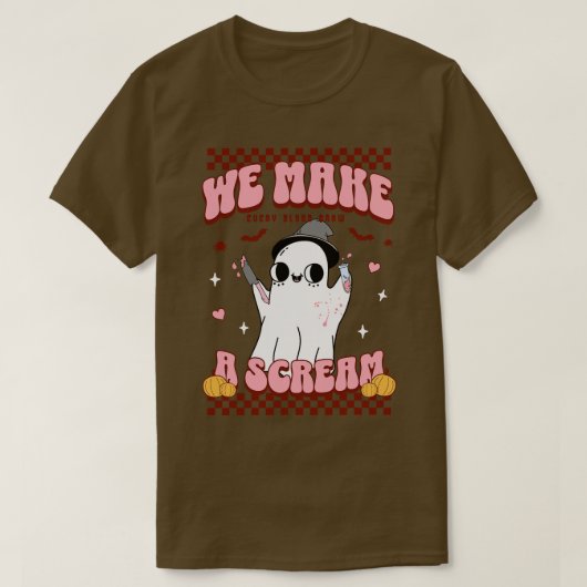 Phlebotomie Tech Halloween-Kostüm T-Shirt (Design vorne)