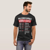 Phlebotomie Techniker Phlebotomist Medical Nurse T-Shirt (Vorne ganz)