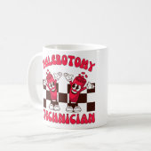 Phlebotomie-Techniker, Phlebotomy Tech Abschluss Kaffeetasse (Vorderseite Links)