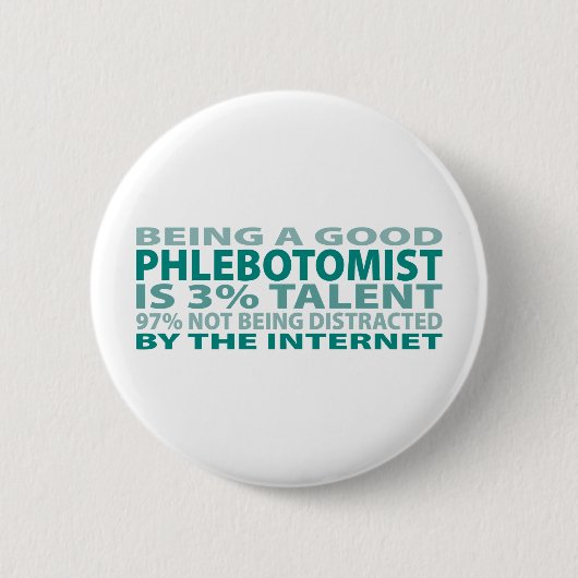 Phlebotomist 3% Talent Button (Vorderseite)
