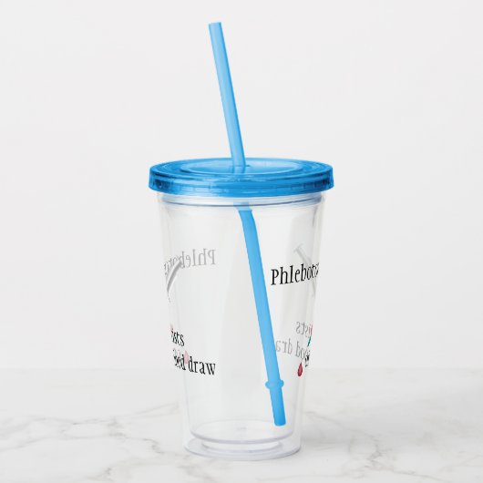 Phlebotomist Acryltrinkbecher (Links)