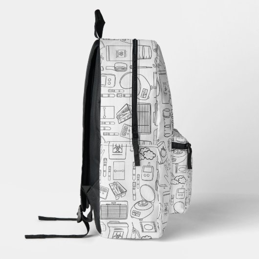 Phlebotomist-Backpack Bedruckter Rucksack (Links)