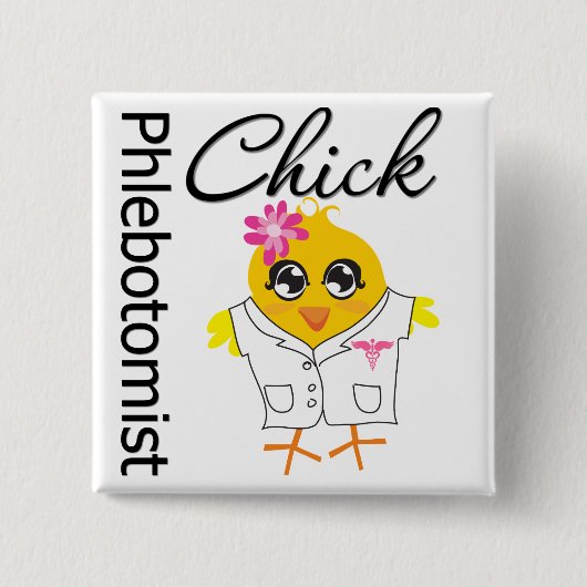 Phlebotomist Chick Button (Vorderseite)